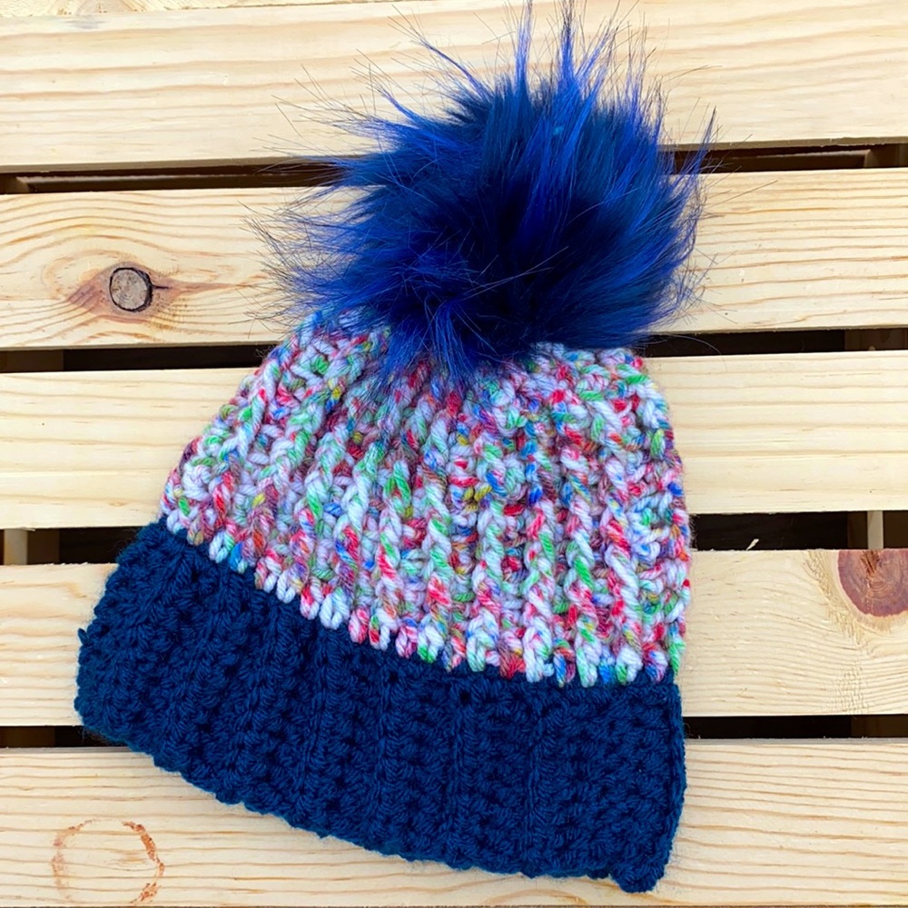 Home made toddler crocheted Hat